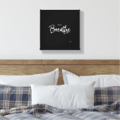 Toile Respire juste la citation de méditation de Yoga (Insitu(Chambre))