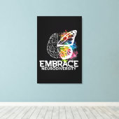 Toile Responsabilité de la névrose d'Embrace (Insitu (Plancher de Bois))