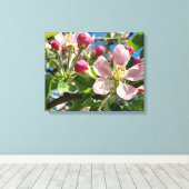 Toile Ressort des fleurs de pomme (Insitu (Plancher de Bois))