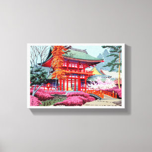 Toile Ressort rouge japonais frais Asano Takeji de