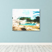 Toile Ressorts chauds Rotorua Nouvelle-Zélande imprimé v (Insitu (Plancher de Bois))