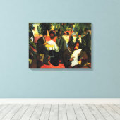 Toile Restaurant de jardin par August Macke, Art ancien (Insitu (Plancher de Bois))