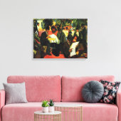 Toile Restaurant de jardin par August Macke, Art ancien (Insitu(Salon))