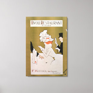 Toile "Restaurant de Tivoli, brin", Londres (litho de