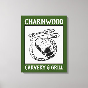 Toile Restaurant ou Panneau Carvery.