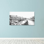 TOILE RESTAURANT SCRANTON PENNSYLVANIA BLUE LANTERN (Insitu (Plancher de Bois))