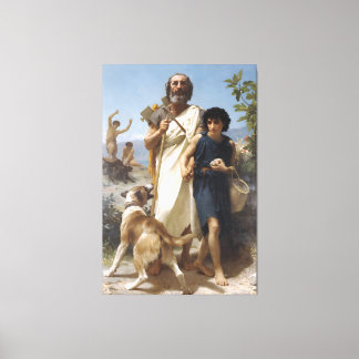 Toile Restauration de Chef-d'œuvre Classique - Père et E