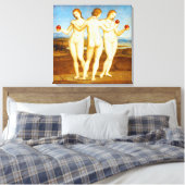 Toile Restauré Raphael Classic Les Trois Graces Peinture (Insitu(Chambre))