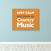 Toile Restez au calme (Insitu (Plancher de Bois))