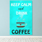 Toile Restez calme (Insitu (Plancher de Bois))