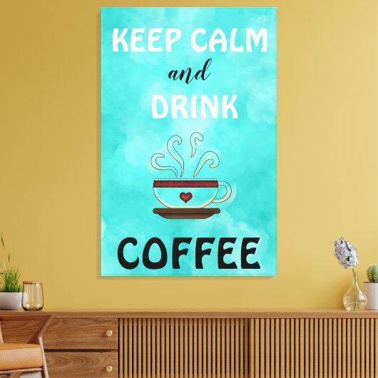 Toile Restez calme (Insitu(Salon))