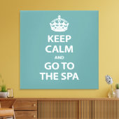 Toile Restez calme et allez au Spa (Insitu(Salon))