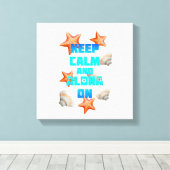 Toile Restez Calme Et Aloha (Insitu (Plancher de Bois))