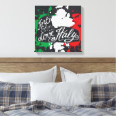 Toile Restez calme et amoureux Italie (Insitu(Chambre))