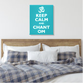 Toile Restez calme et Chant Om (Insitu(Chambre))