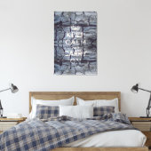 Toile restez calme et continuez (Insitu(Chambre))