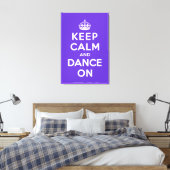 Toile Restez calme et dansez (Insitu(Chambre))