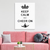 Toile Restez calme et encouragez (Insitu(Salon))