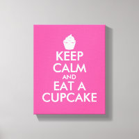 Restez calme et mangez un cupcake enveloppé de toi