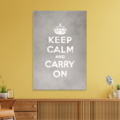 Toile Restez calme et poursuivez (Insitu(Salon))
