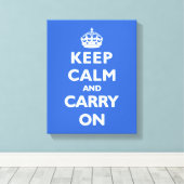 Toile Restez Calme - N'Importe Quel Arrière - plan De Co (Insitu (Plancher de Bois))