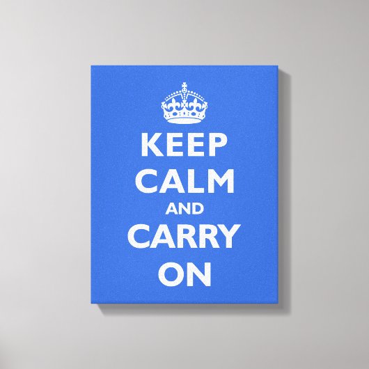 Toile Restez Calme - N'Importe Quel Arrière - plan De Co (Recto)