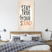 Toile Restez fidèles à votre son 2 (Insitu(Chambre))