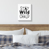 Toile Restez un enfant sauvage (Insitu(Chambre))