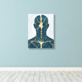 Toile Restored I A – Healing and Balance Art (Insitu (Plancher de Bois))