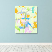 Toile Résumation aquarelle (Insitu (Plancher de Bois))