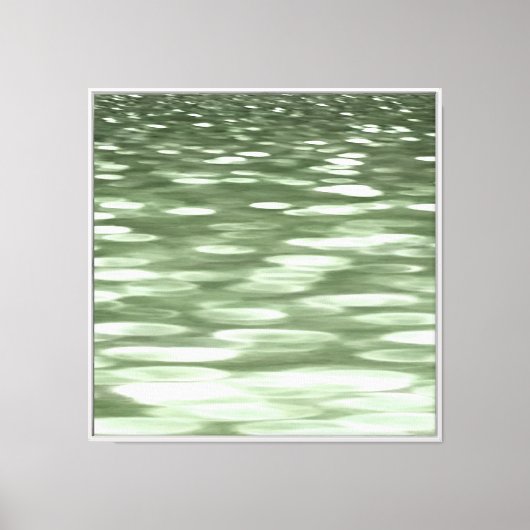 Toile Résumé #3 : Flou vert olive (Recto)