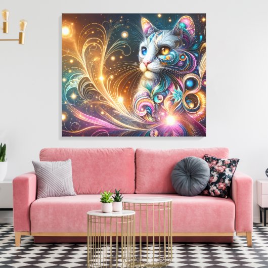Toile Résumé de chat (Insitu(Salon))