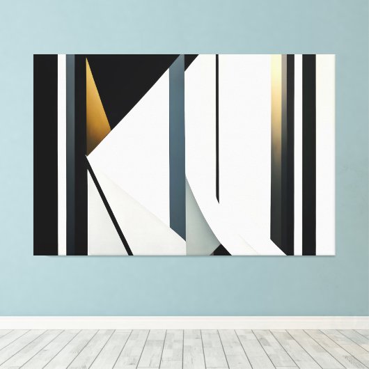 Toile Résumés géométriques (Insitu (Plancher de Bois))