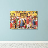 Toile Retable des Sept Joys de la Vierge (Insitu (Plancher de Bois))