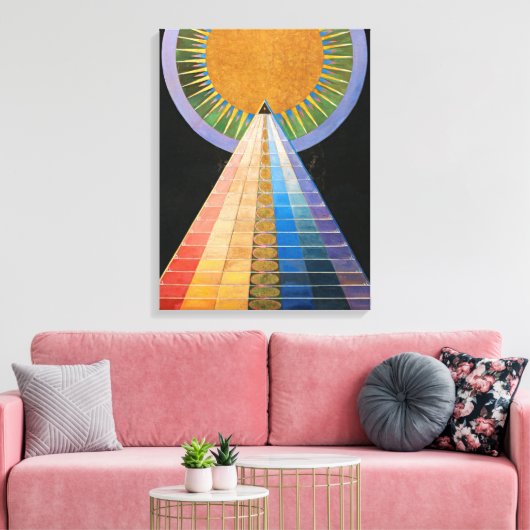 Toile Retable, Groupe X, No.1 par Hilma af Klint (Insitu(Salon))