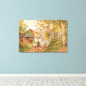 Toile Retour au pliage (Insitu (Plancher de Bois))