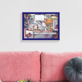 Toile Retour Dans Dix Minutes Oublié Femme Anniversaire (Insitu(Salon))