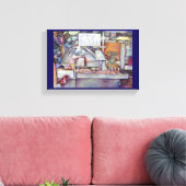 Toile Retour Dans Dix Minutes Oublié Femme Anniversaire (Insitu(Salon))