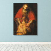 Toile Retour du Fils prodigue par Rembrandt (Insitu (Plancher de Bois))