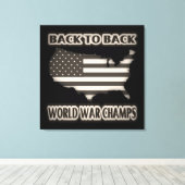 Toile Retour sur les Champs de la Guerre Mondiale (Insitu (Plancher de Bois))