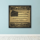 Toile Retour sur les Champs de la Guerre Mondiale (Insitu (Plancher de Bois))