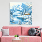 Toile Retraite de montagne (Insitu(Salon))