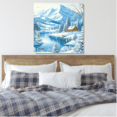 Toile Retraite de montagne (Insitu(Chambre))