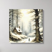 Toile Retraite d'hiver Canvas Art (Recto)