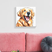 Toile Retriever doré (Insitu(Salon))