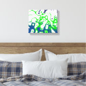 Toile Retro 2059 abstrait design art (Insitu(Chambre))