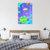 Toile Rétro a envahi le futurisme (Insitu(Chambre))