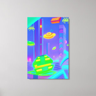 Toile Rétro a envahi le futurisme