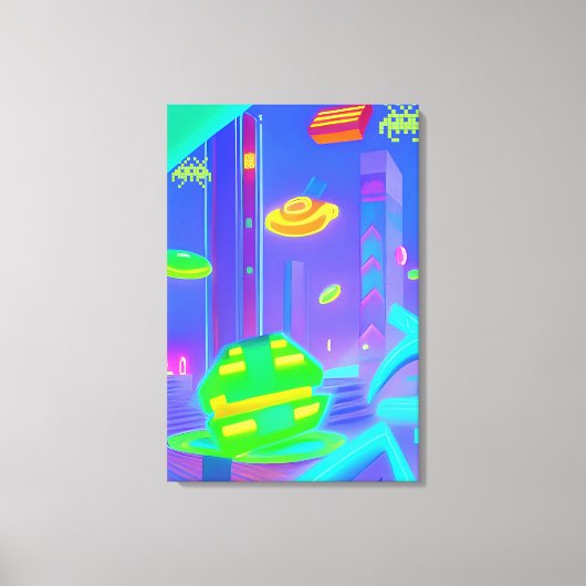 Toile Rétro a envahi le futurisme (Recto)