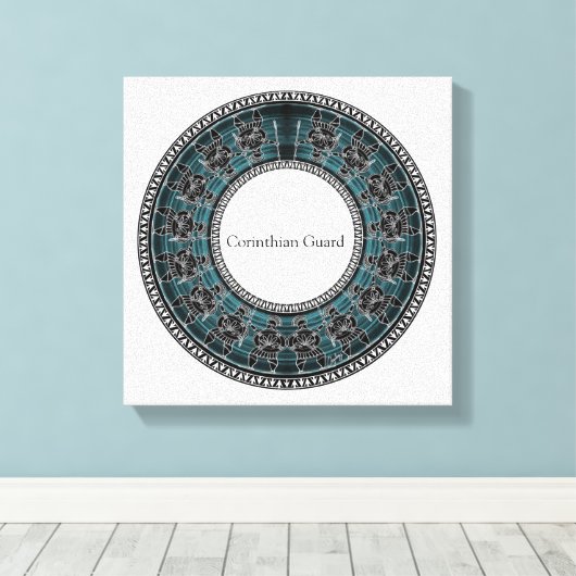 Toile Rétro Greek (Insitu (Plancher de Bois))